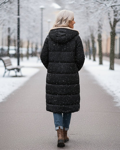 Elegant tailored insulated coat for women | Eleanor -13