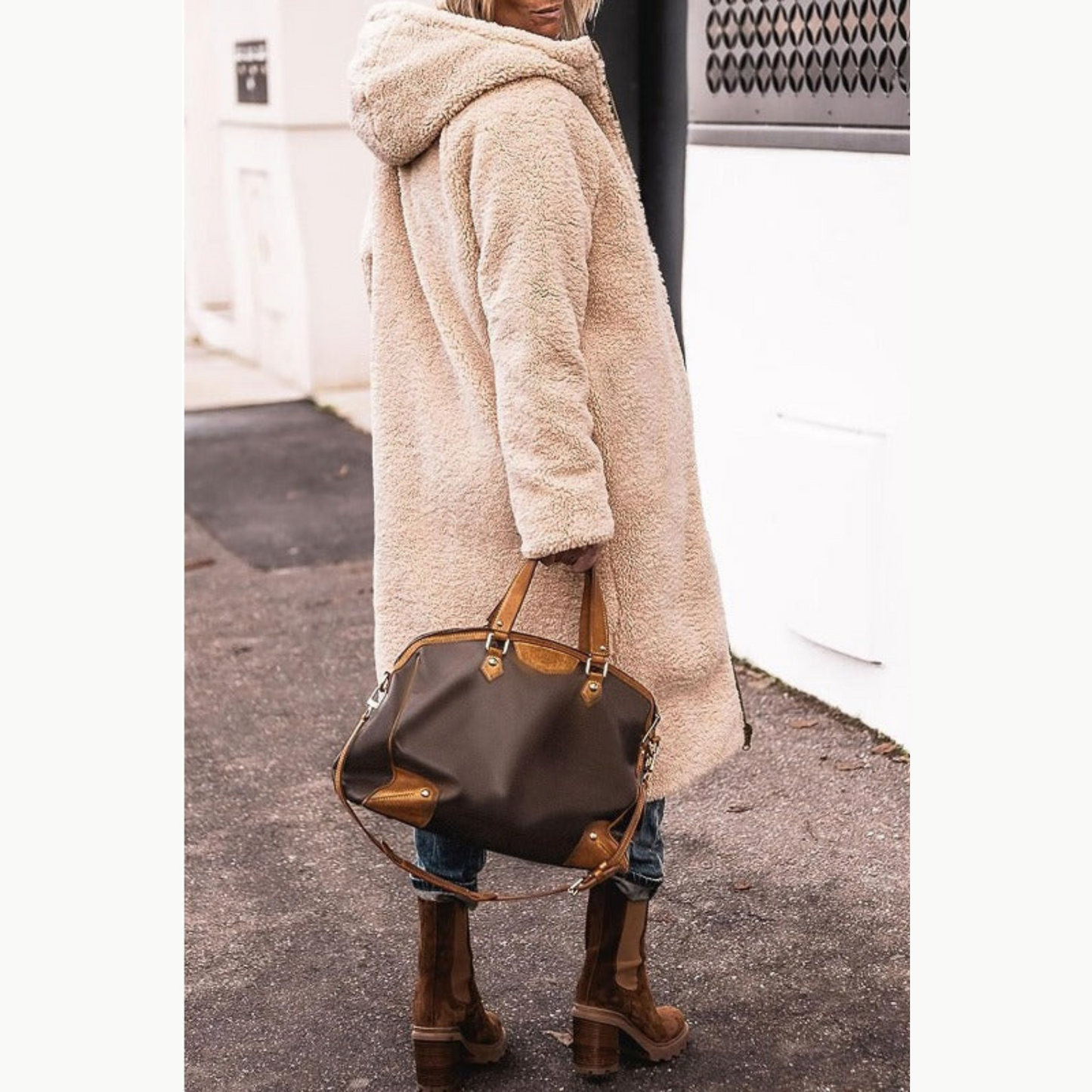 Classic elegant insulated coat for women | Amelia -7