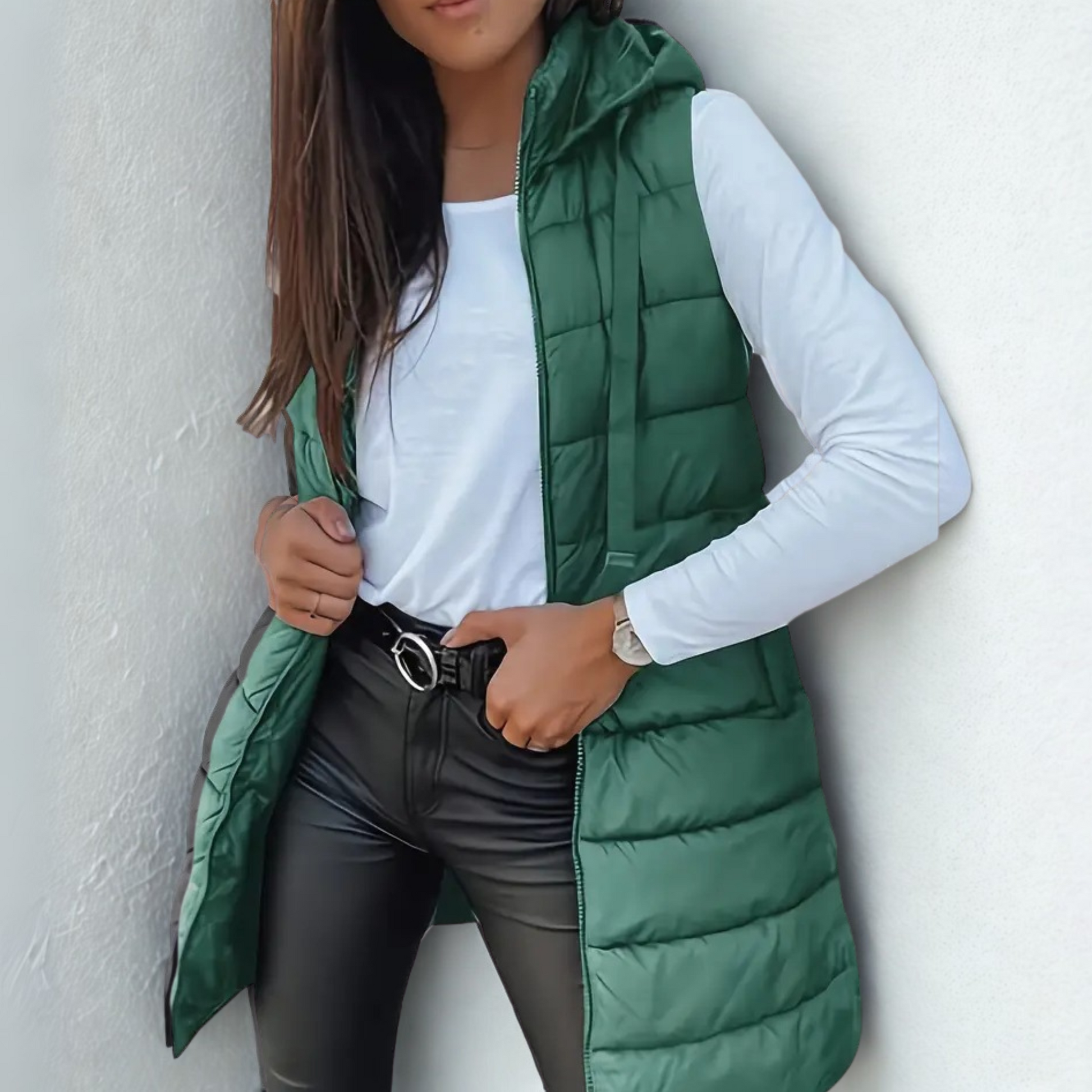 Warm lightweight quilted puffer jacket for women | RAIN -6