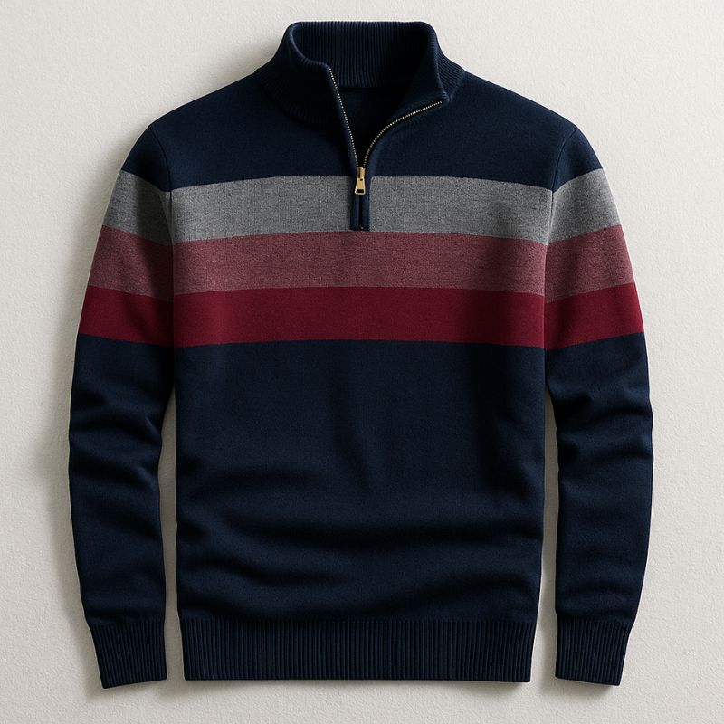 Cosy knit ribbed jumper for men | Bradford -2
