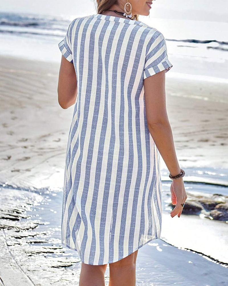 Classic elegant relaxed dress for women | Pamela -2