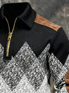 Relaxed knit ribbed jumper for men | Zanik -4