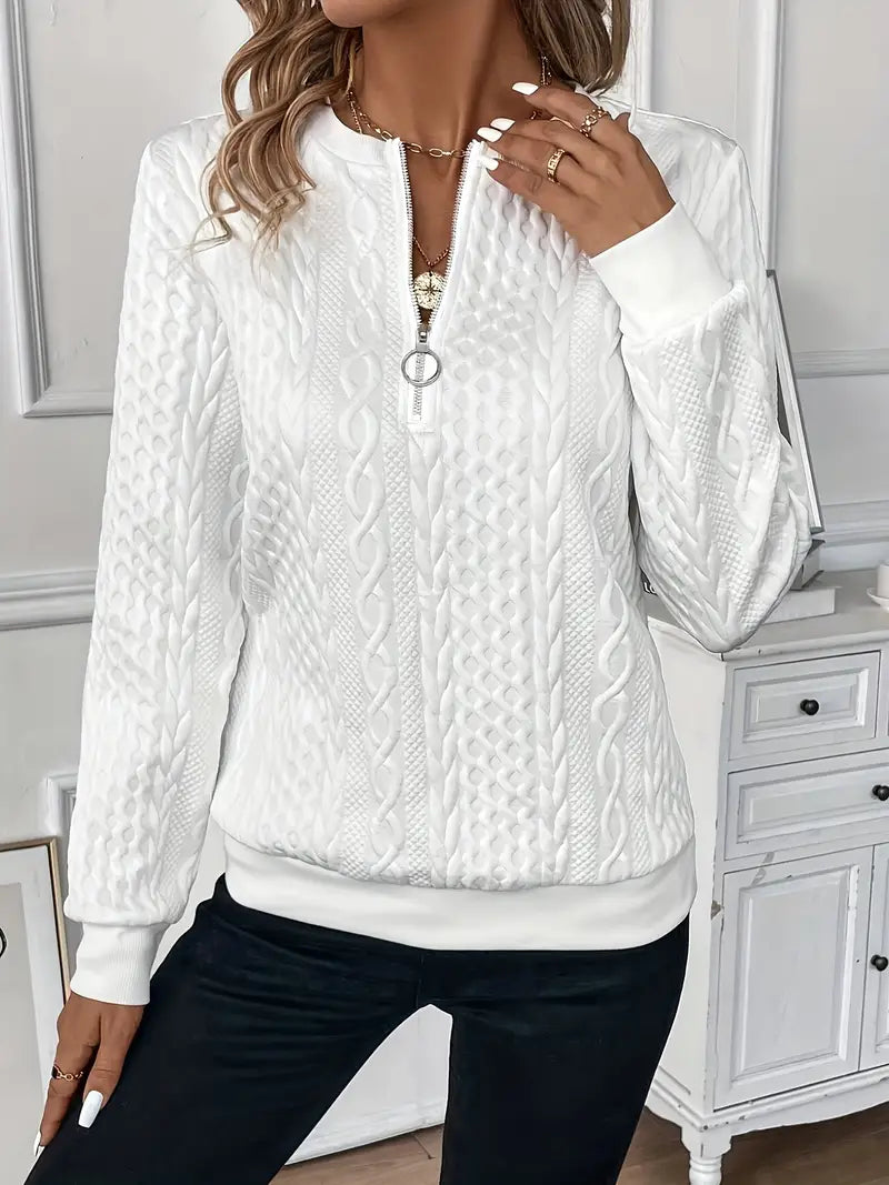 Classic relaxed knit jumper for women | Amy -5