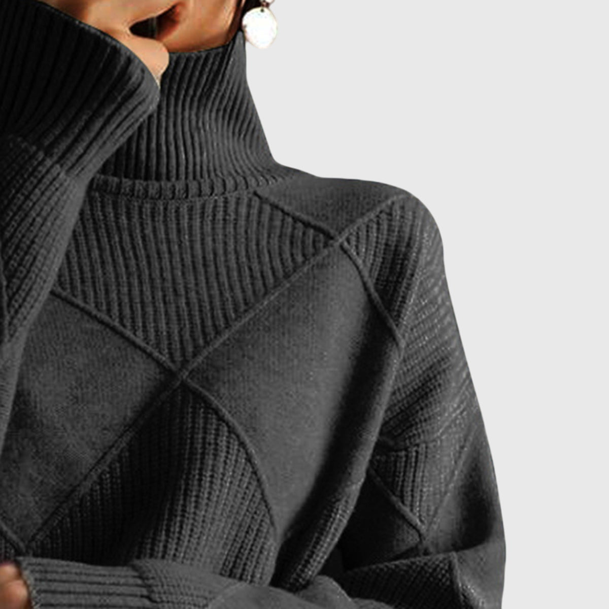 Soft cosy relaxed jumper for women | Lunelle -8