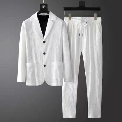 Classic smart fitted blazer for men | Alvari -1