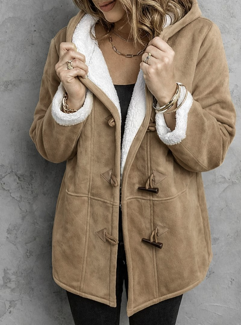 Elegant warm insulated coat for women | Arwelyn -7