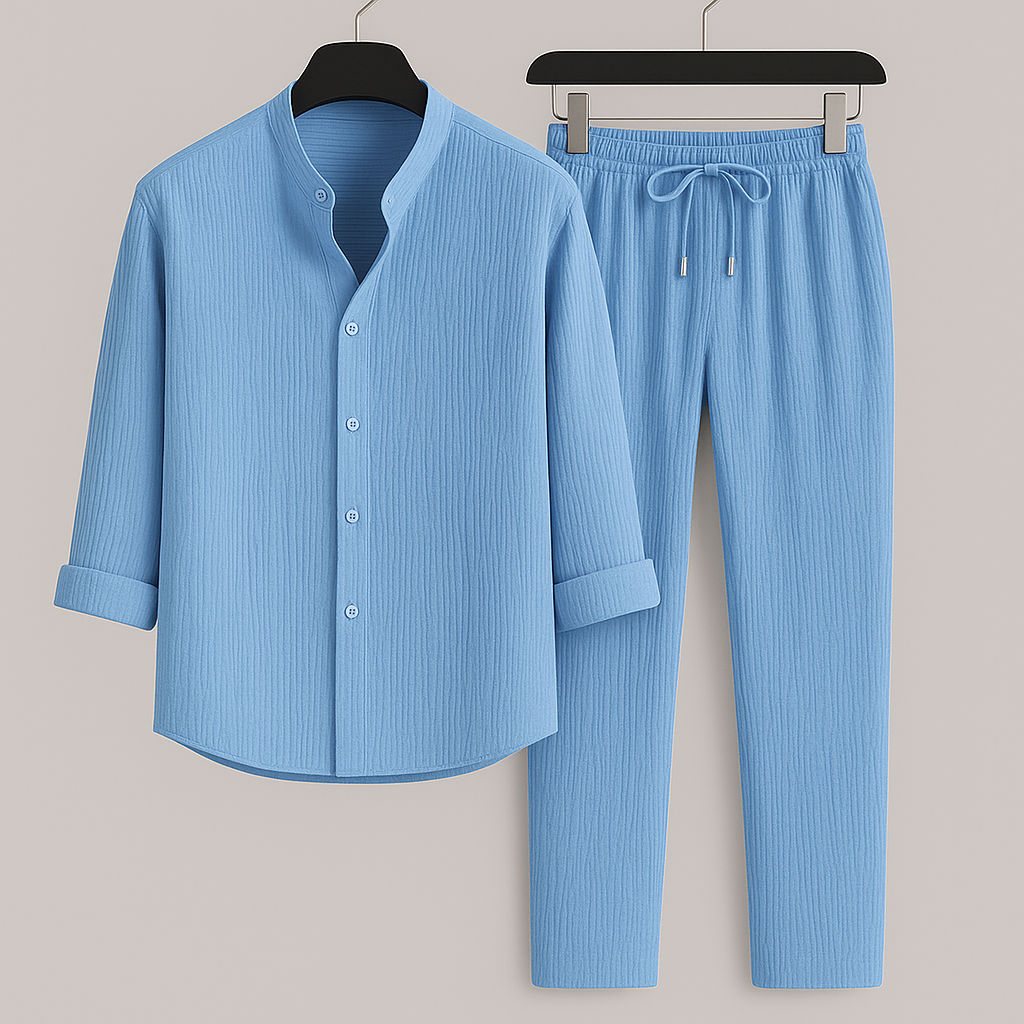 Refined versatile relaxed top for men | Cavari -5