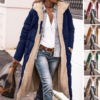 Elegant tailored insulated coat for women | Sasha -15