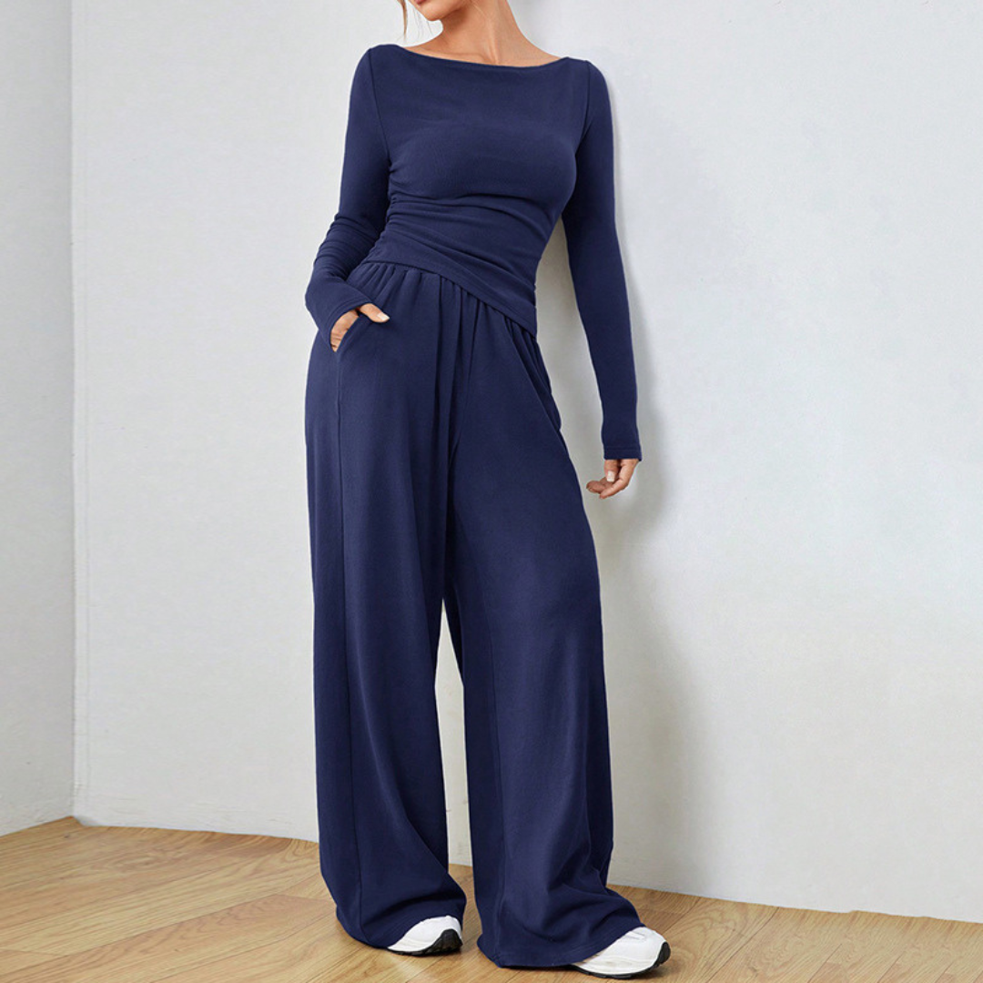 Classic smart relaxed trousers for women | Dantara -5