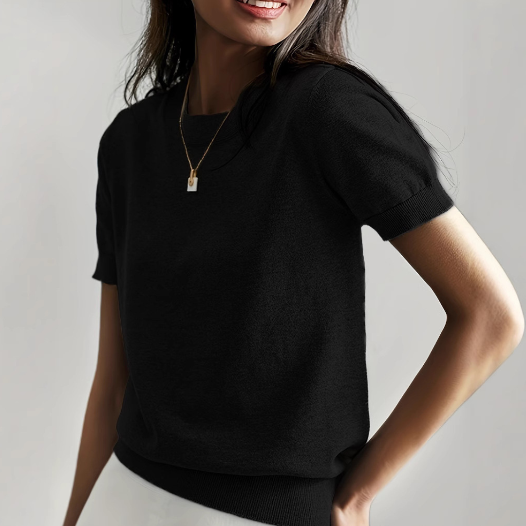 Refined soft everyday top for women | Vianca -2