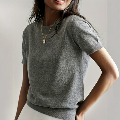 Refined soft everyday top for women | Vianca -4