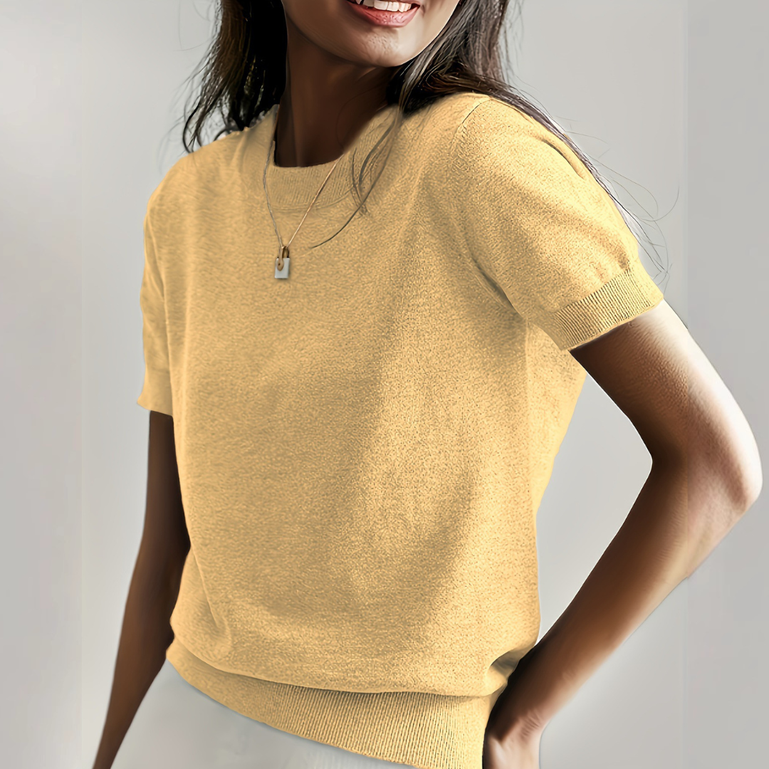 Refined soft everyday top for women | Vianca -7