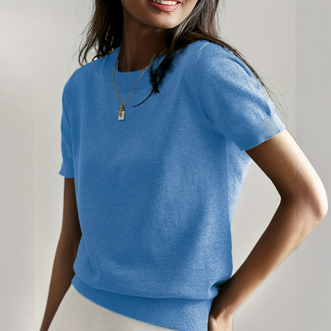 Refined soft everyday top for women | Vianca -8