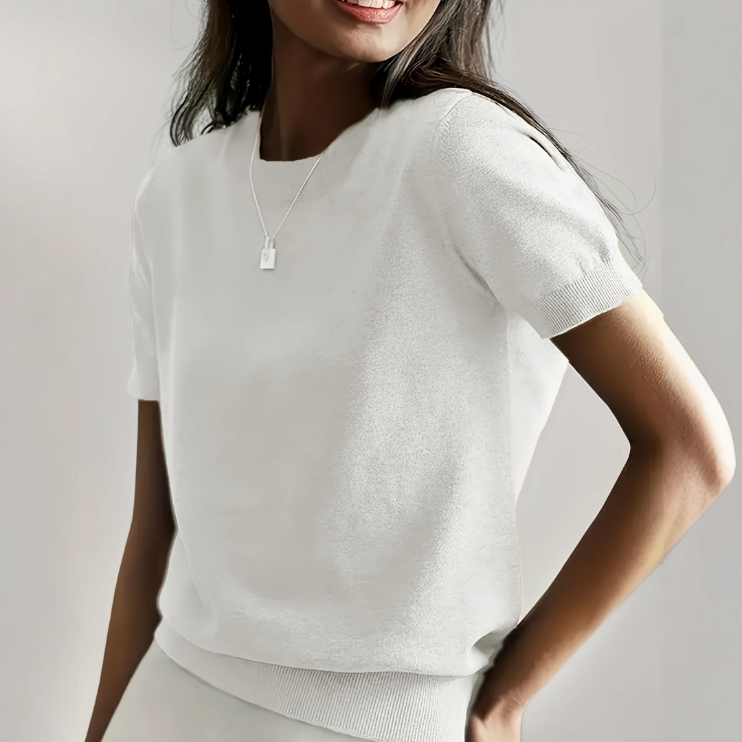 Refined soft everyday top for women | Vianca -9