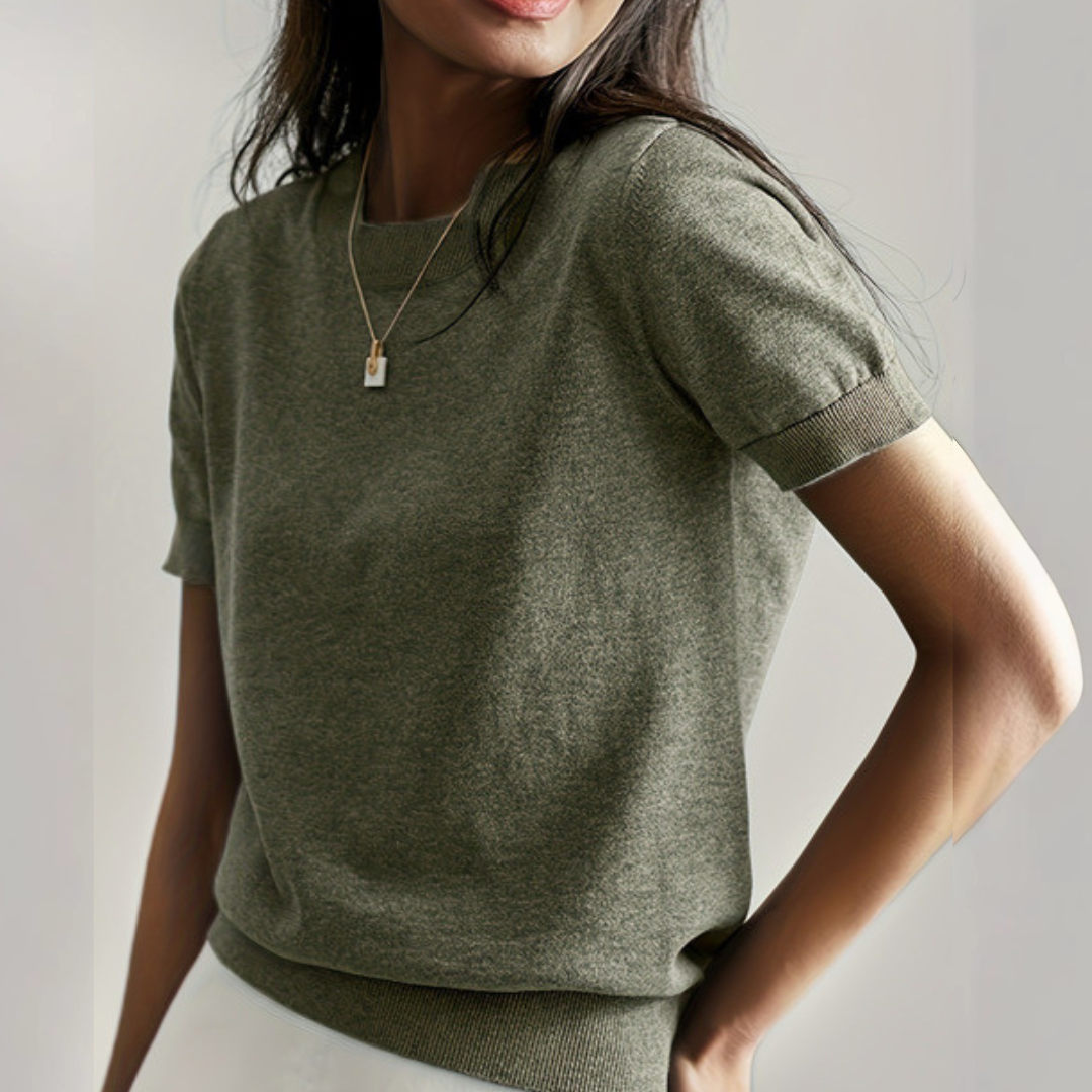 Refined soft everyday top for women | Vianca -1