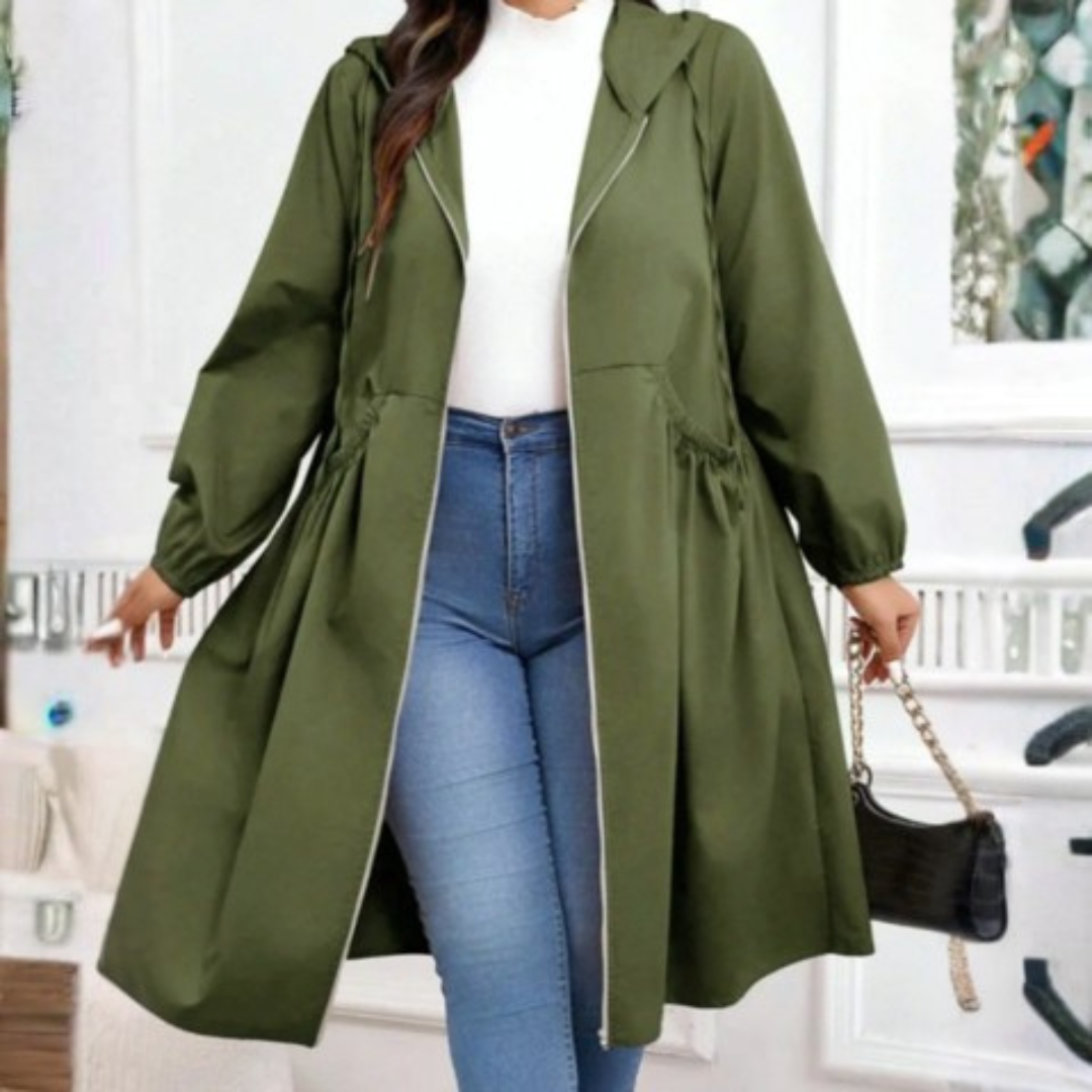 Elegant warm insulated coat for women | Avril -3