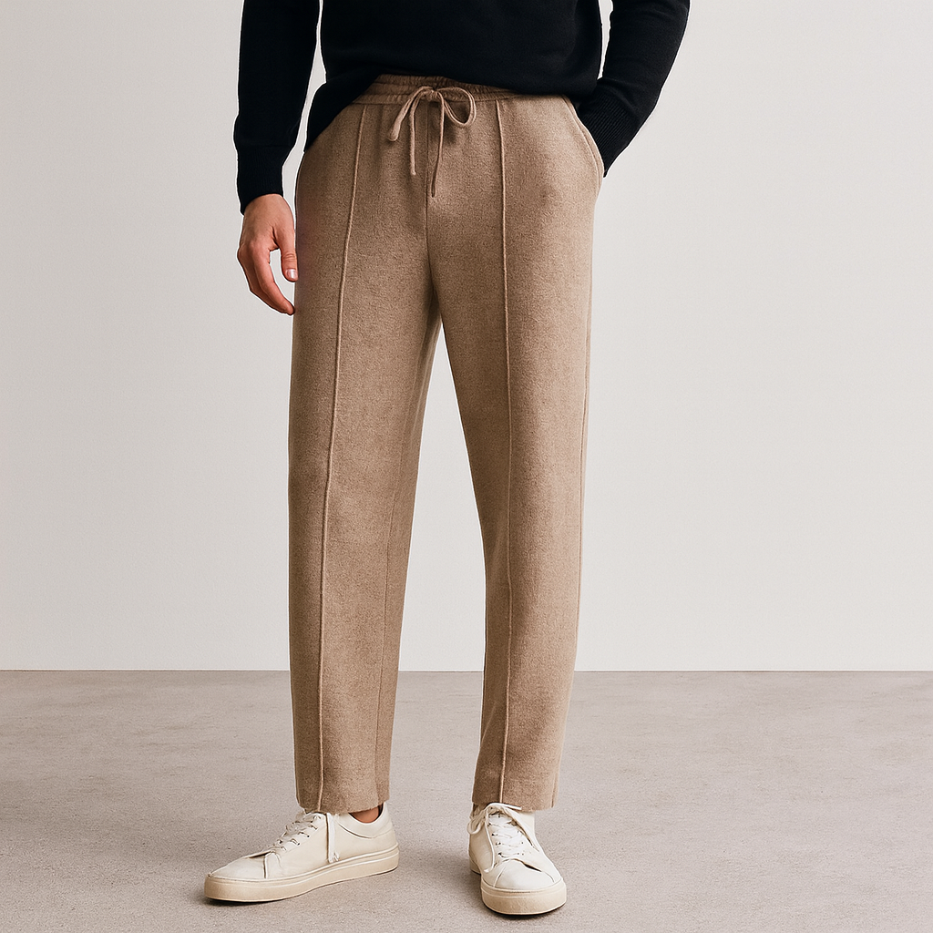 Everyday tailored relaxed trousers for men | Santori -2