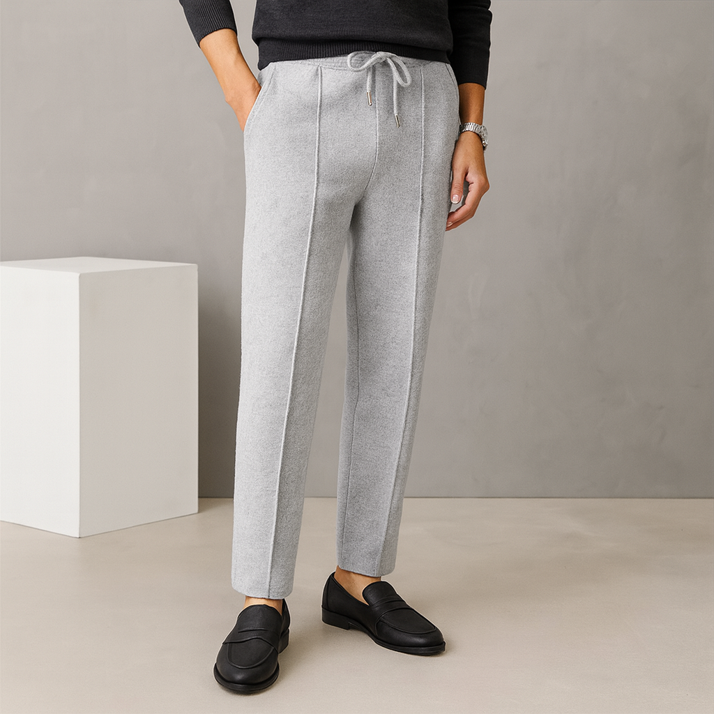Everyday tailored relaxed trousers for men | Santori -6