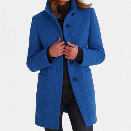 Elegant tailored insulated coat for women | Ava -1
