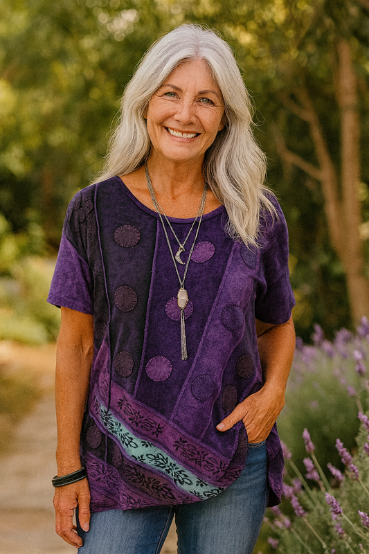 Refined soft relaxed top for women | Calla -1
