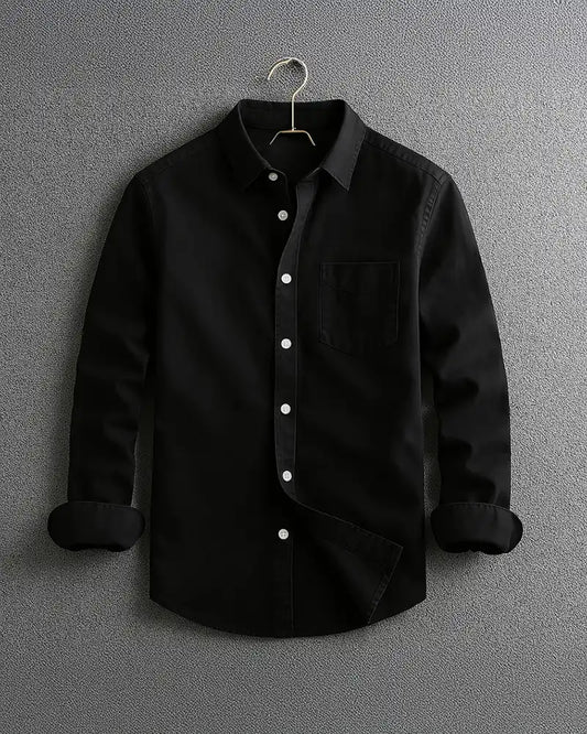 Classic smart relaxed shirt for men | Cavier -1