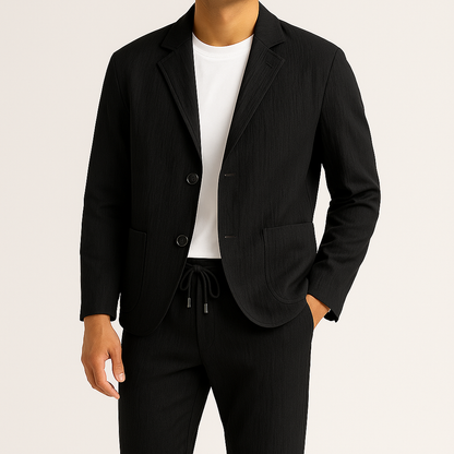 Classic smart fitted blazer for men | Alvari -4