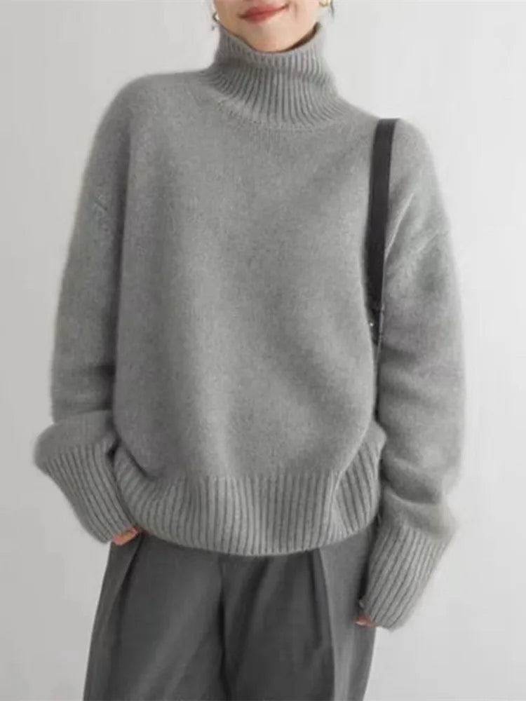 Classic soft knit jumper for women | Isabella -3