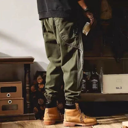 Classic utility relaxed cargo trousers for men | Aaron -2