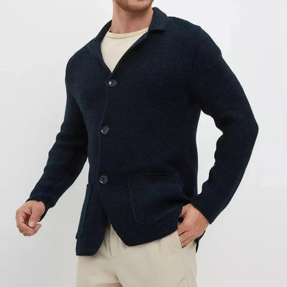 Classic relaxed knit cardigan for men | Lorenzo -5