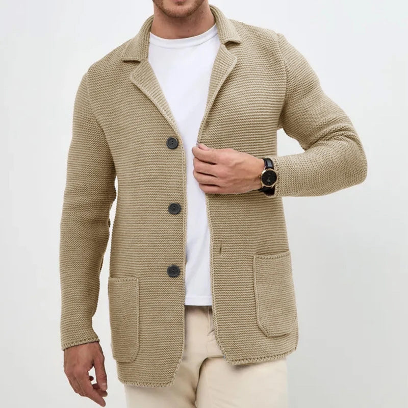 Classic relaxed knit cardigan for men | Lorenzo -7