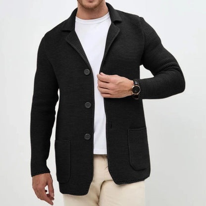 Classic relaxed knit cardigan for men | Lorenzo -6