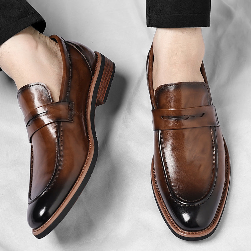 Refined elegant smart loafers for men | Veneto -5
