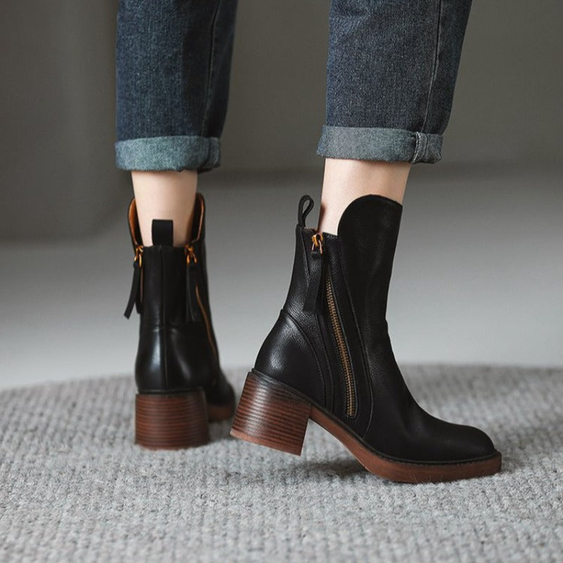 Classic heritage rugged boots for women | Selene -6