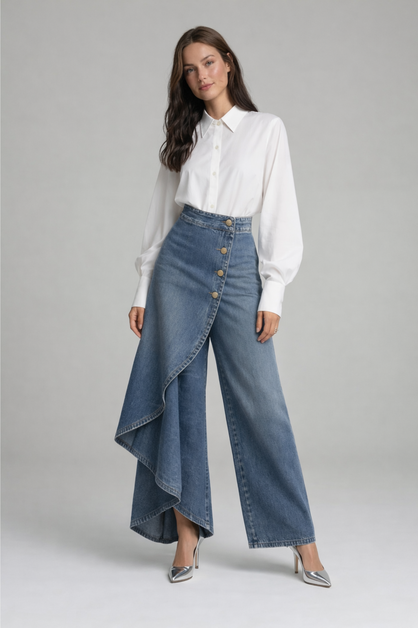 Classic smart relaxed trousers for women | Alina -13