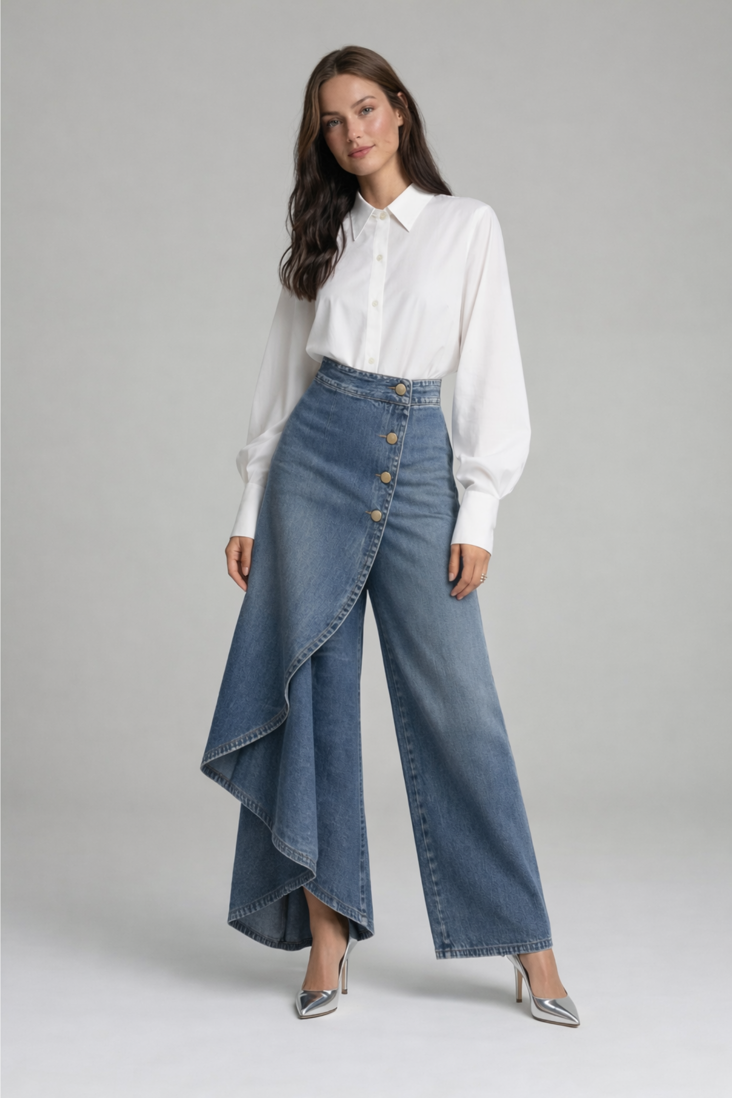 Classic smart relaxed trousers for women | Alina -13
