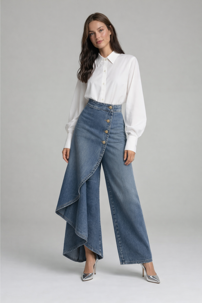 Classic smart relaxed trousers for women | Alina -13