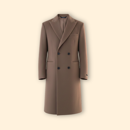 Refined warm tailored overcoat for women | Alric -1
