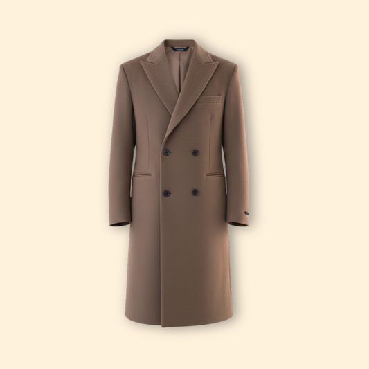 Refined warm tailored overcoat for women | Alric -1