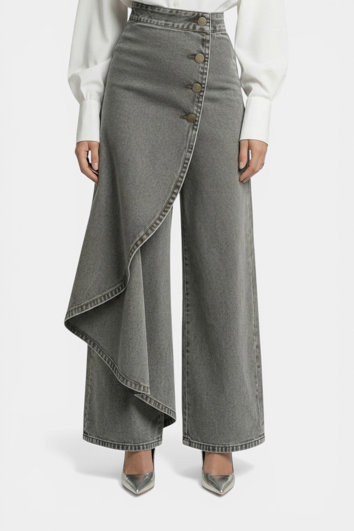 Classic smart relaxed trousers for women | Alina -9