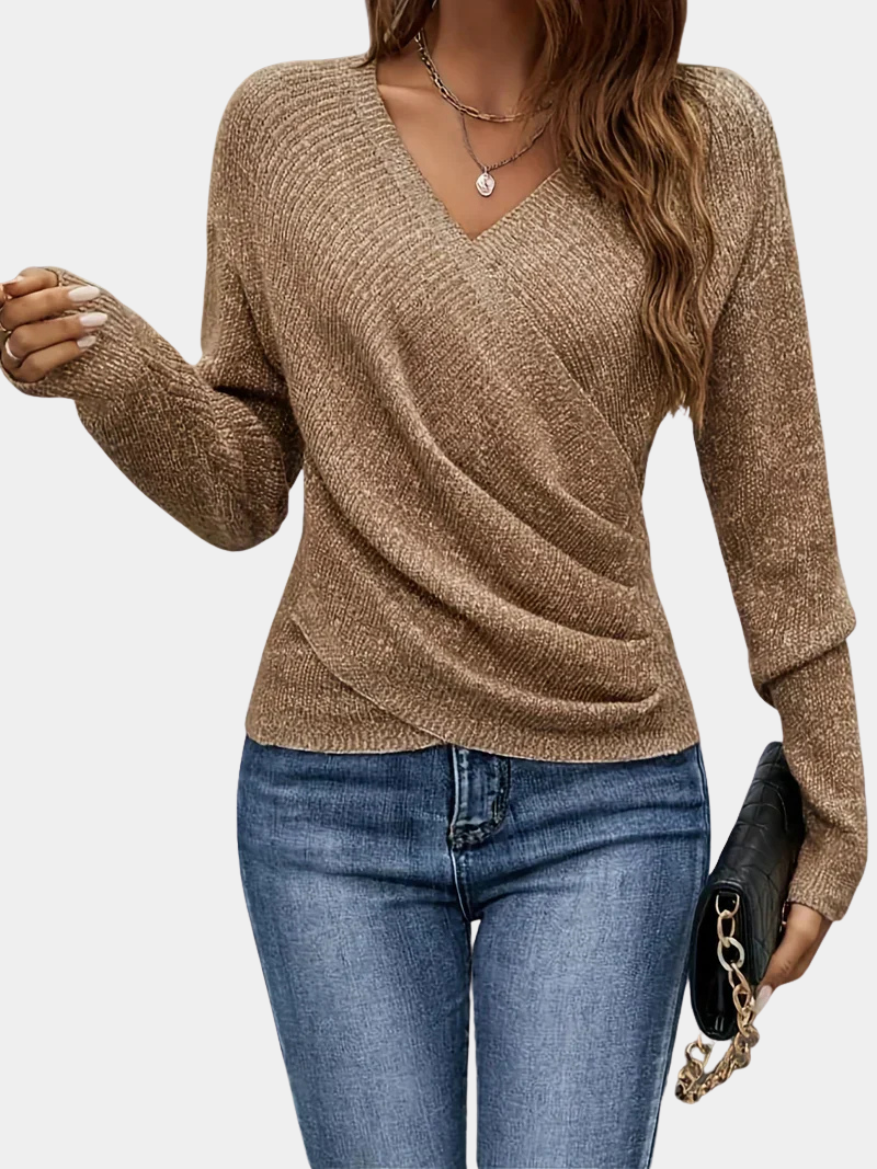 Cosy relaxed knit jumper for women | Elena -2