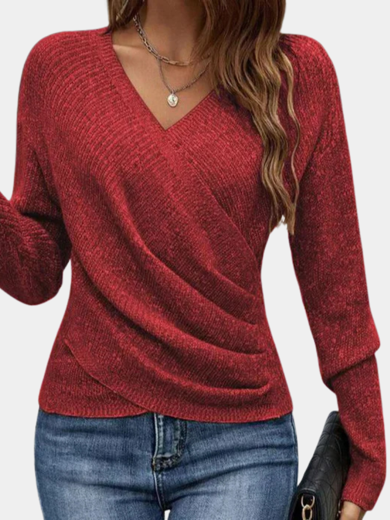 Cosy relaxed knit jumper for women | Elena -3