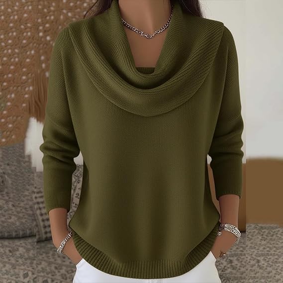 Classic cosy relaxed jumper for women | Eliza -3