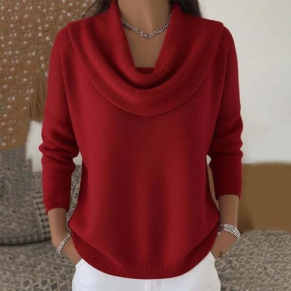 Classic cosy relaxed jumper for women | Eliza -1