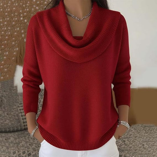 Classic cosy relaxed jumper for women | Eliza -1