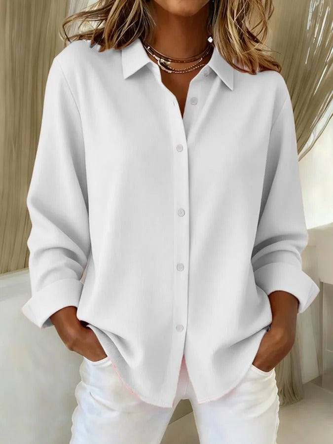 Classic elegant everyday blouse for women | Aurelie -5