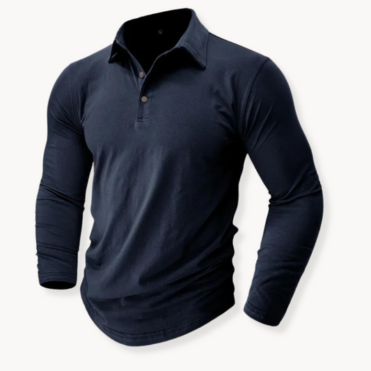 Classic refined everyday polo shirt for men | Marius -1
