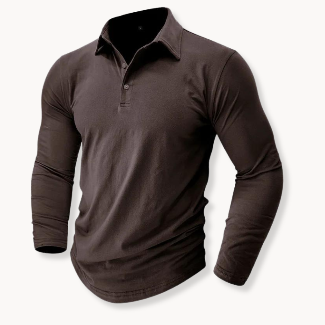 Classic refined everyday polo shirt for men | Marius -3