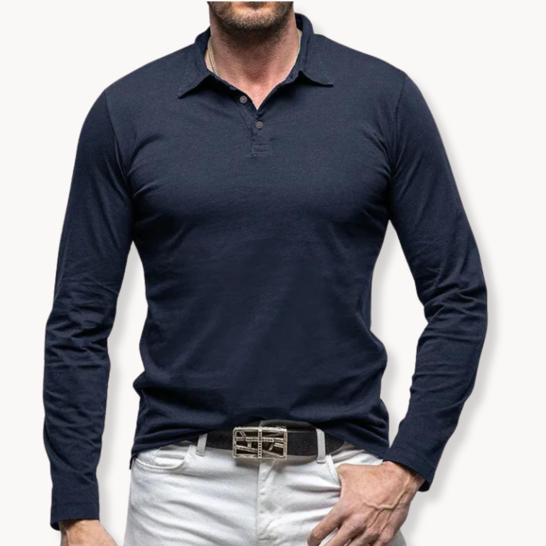 Classic refined everyday polo shirt for men | Marius -12
