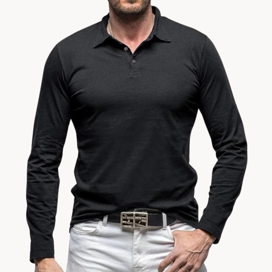 Classic refined everyday polo shirt for men | Marius -13