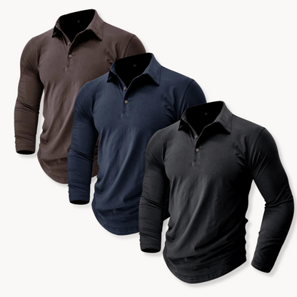 Classic refined everyday polo shirt for men | Marius -10